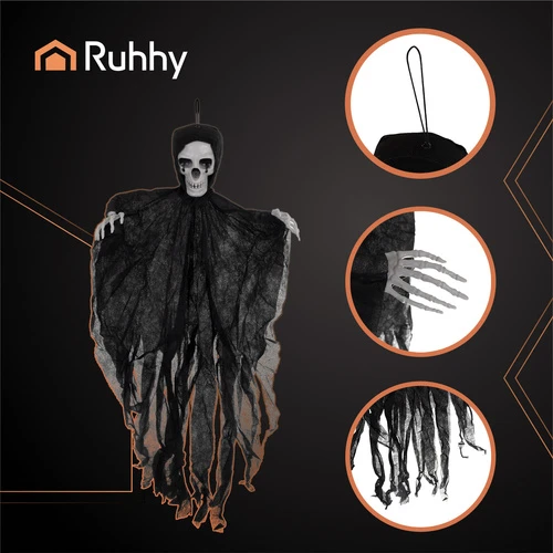 Juodas hanging skeleton - Ruhhy decoration 26125