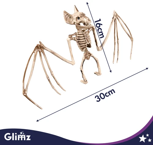 Szkielet nietoperza- dekoracja 30cm Glimz