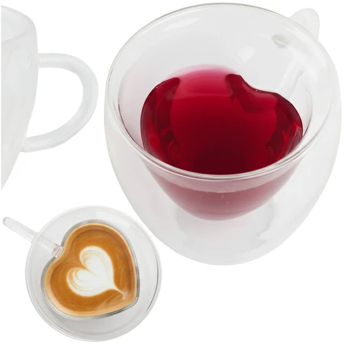 Ruhhy Thermal stiklas 240ml - Ruhha heart 26906
