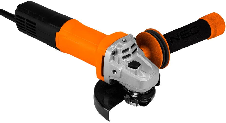 Neo Tools Šlifuoklis 1000 W kampinis šlifuoklis, diskas 125 x 22,2 mm, greitis 3000–12000 min-1