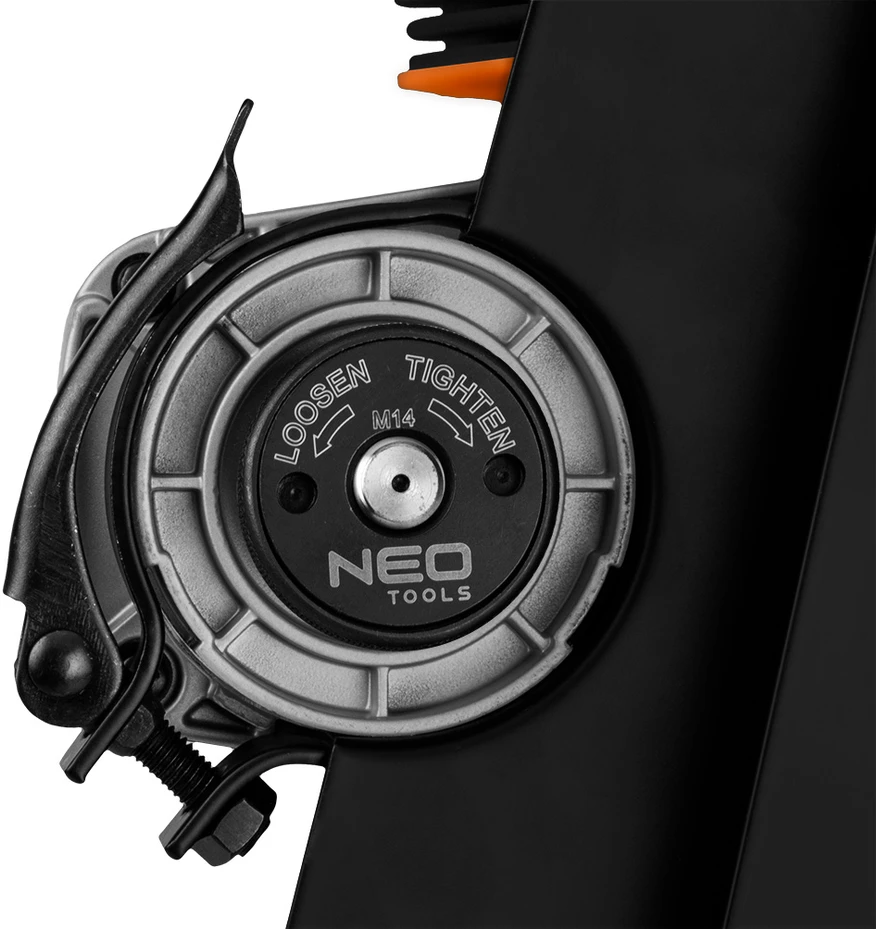 Neo Tools Šlifuoklis 1000 W kampinis šlifuoklis, diskas 125 x 22,2 mm, greitis 3000–12000 min-1