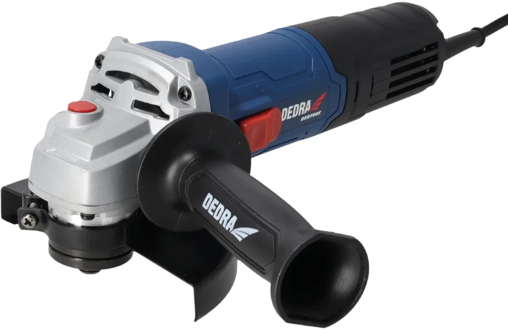 Dedra Šlifuoklis 125 mm 1100 W plonas kampinis šlifuoklis su greičio reguliatoriumi