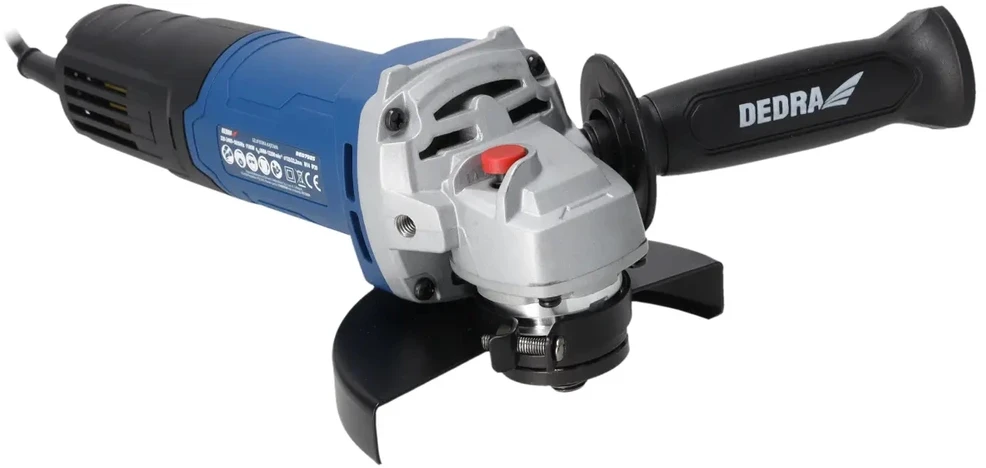 Dedra Šlifuoklis 125 mm 1100 W plonas kampinis šlifuoklis su greičio reguliatoriumi