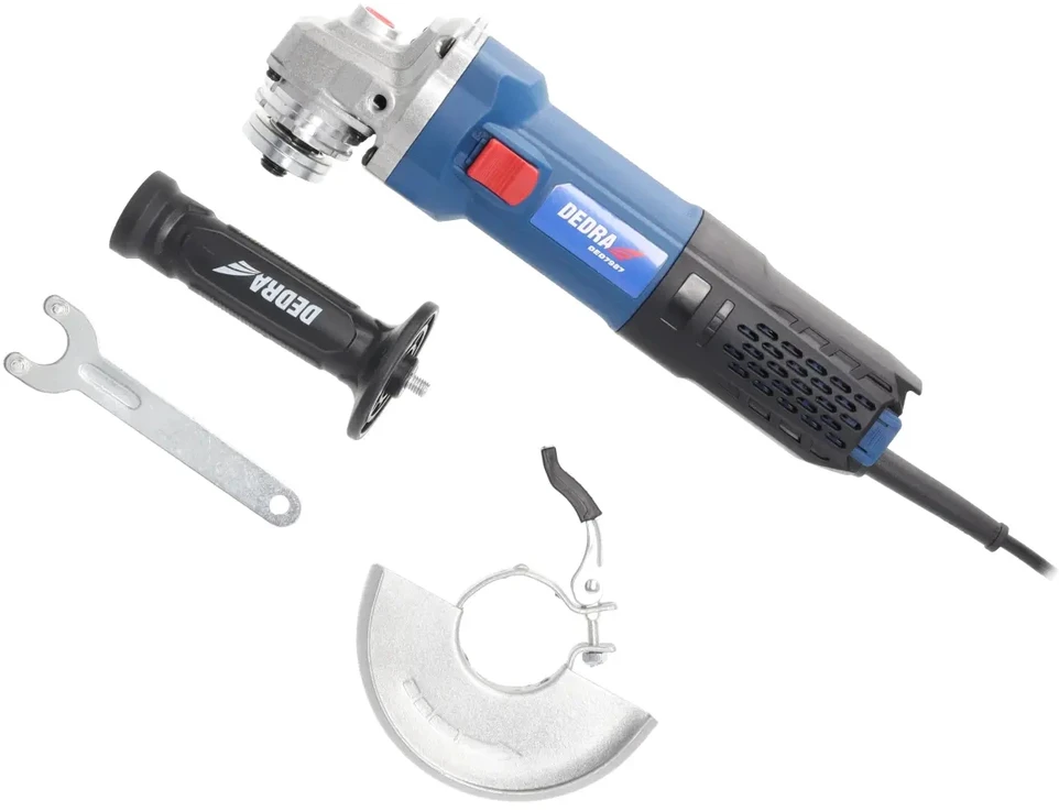 Dedra Šlifuoklis 125 mm 1700 W kampinis šlifuoklis su greičio reguliatoriumi