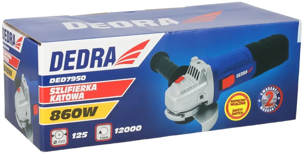Dedra Kampinis lifuoklis 125mm 860W