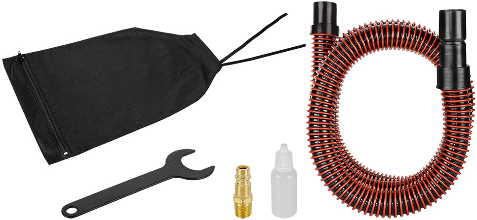 Neo Tools Šlifuoklis 150 mm pneumatinis ekscentrinis šlifuoklis, dulkių ištraukimas