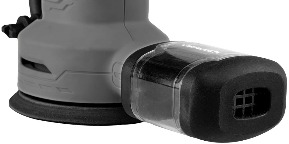 GRH Šlifuoklis 450 W ekscentrinis šlifuoklis, 125/150 mm diskas, nešiojimo dėklas