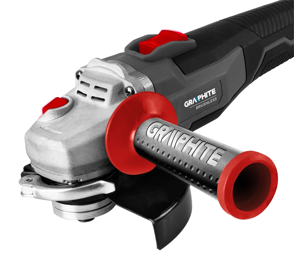 Graphite Šlifuoklis Bešepetis kampinis šlifuoklis „Energy+ 18V“, 125 mm, 0–9200/min-1, be akumuliatoriaus