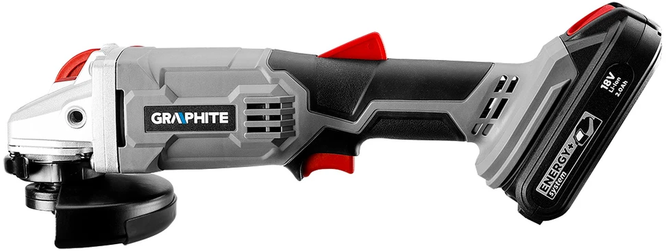 Graphite Šlifuoklis katowa akumuliatorinė Energy+ 125mm