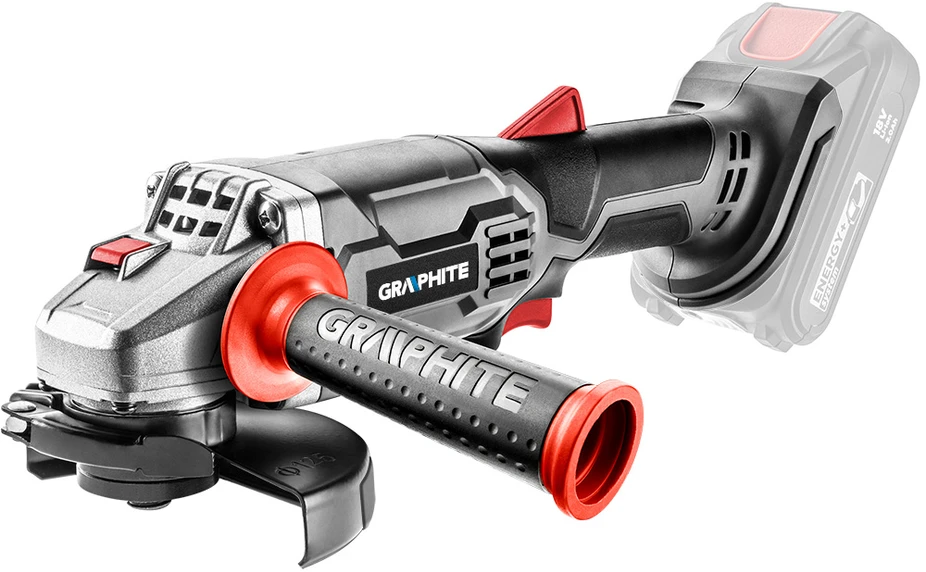 Graphite Šlifuoklis katowa akumuliatorinė Energy+ 125mm