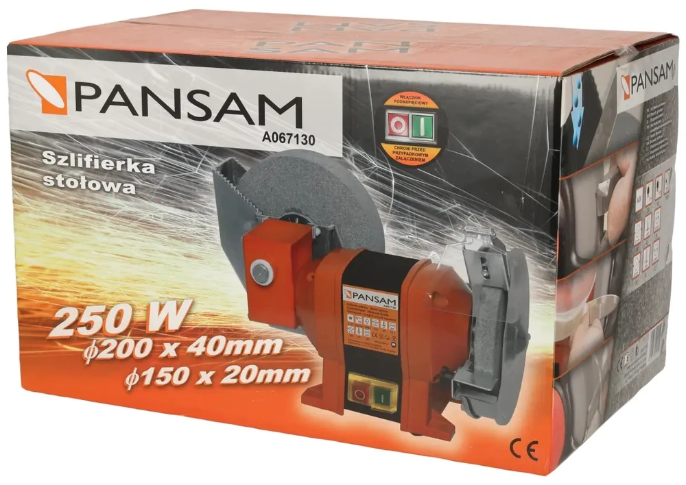Szlifierka El galstuvas 250W 150x20mm PANSAM