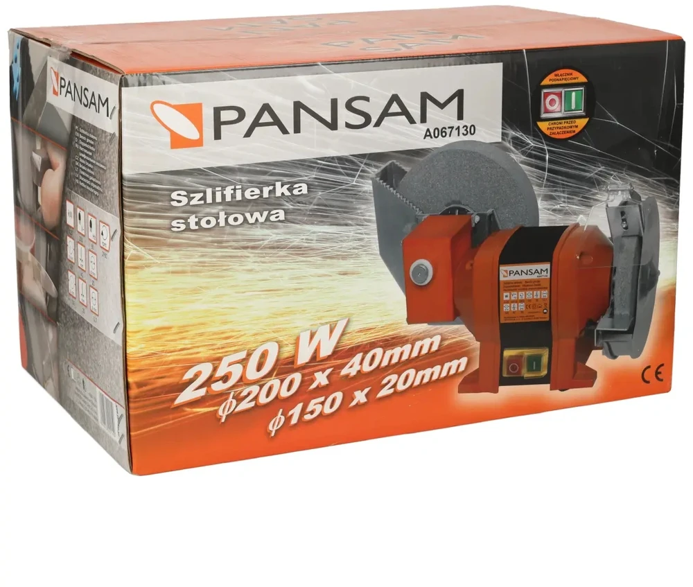 Szlifierka El galstuvas 250W 150x20mm PANSAM