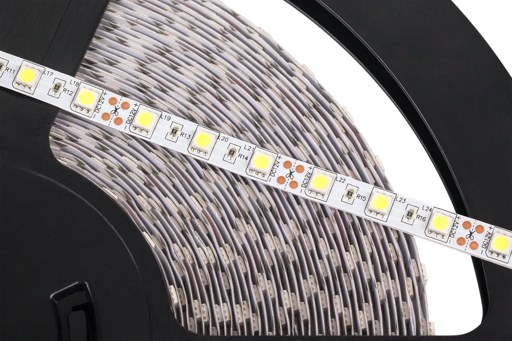 Sznur diodowy 25m Rebel (60x5050SMD/m), zimny balta, 12V