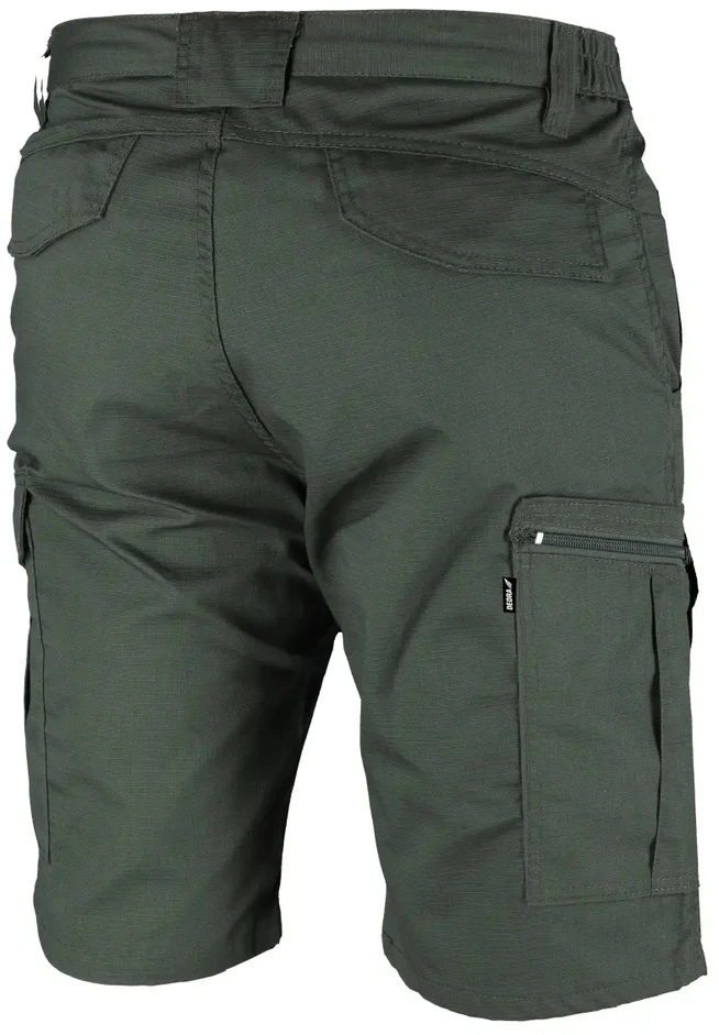 Dedra Šortai Ripstop+spandex darbo šortai, L dydis, 220g/m2, tamsiai žali