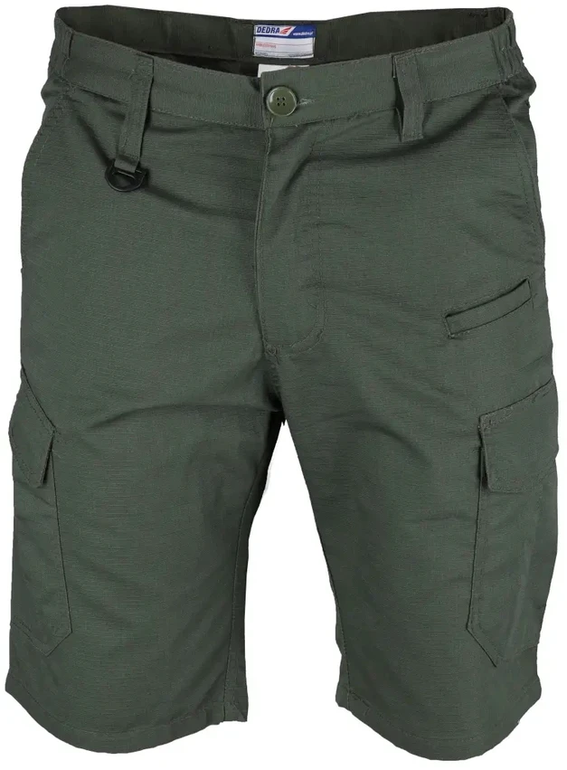 Dedra Šortai Ripstop+spandex darbo šortai S dydis, 220g/m2, tamsiai žali