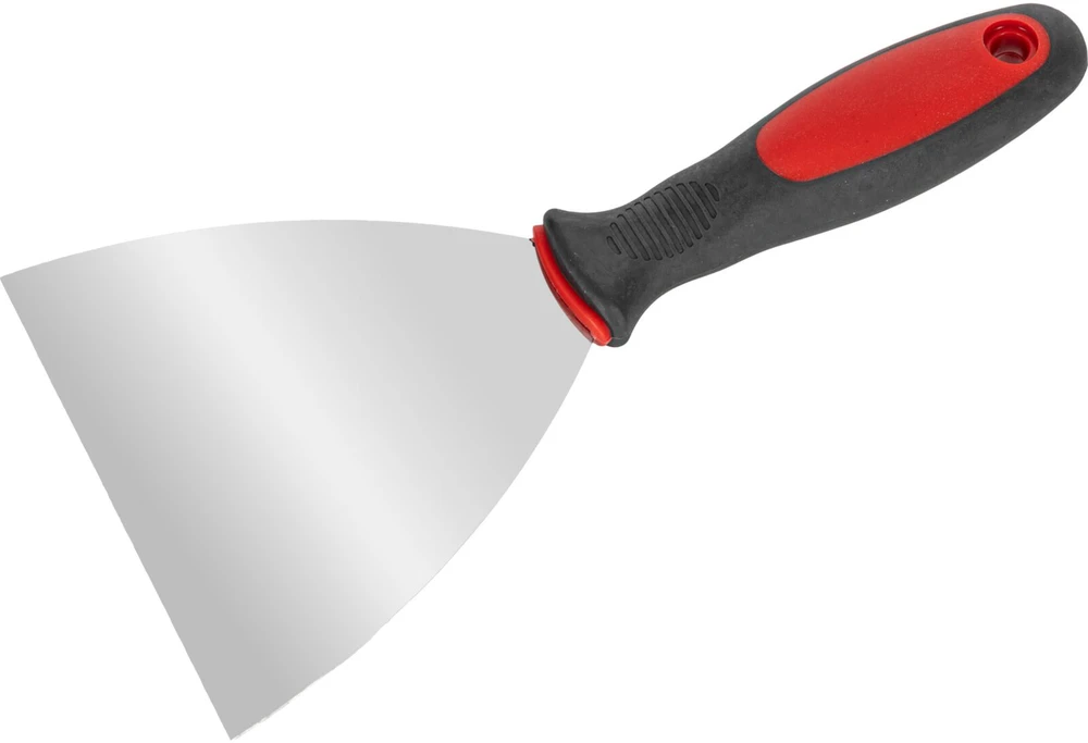 Szpachelka 125 mm mentelė, dviejų komponentų rankena, nerūdijančio plieno prolinas