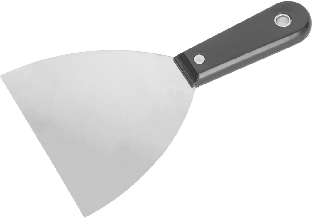 Mega Szpachelka 125 mm poliruota mentelė su plastikine rankena