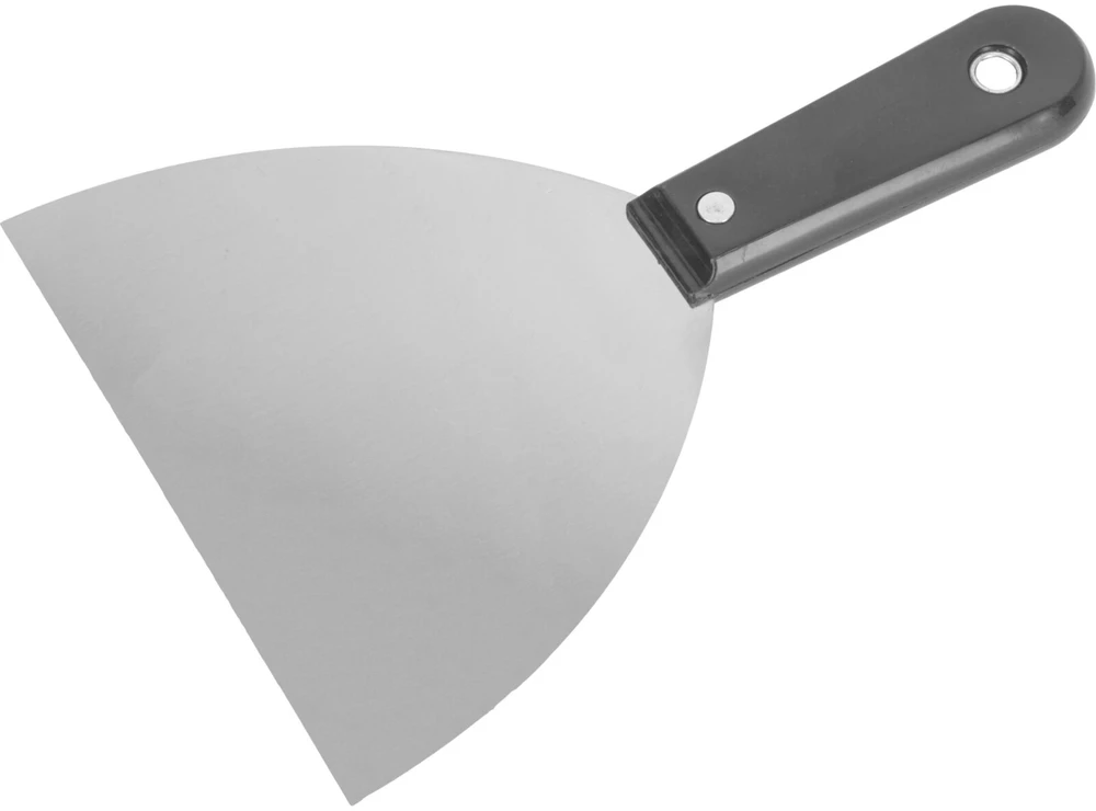 Mega Szpachelka 150 mm poliruota mentelė su plastikine rankena