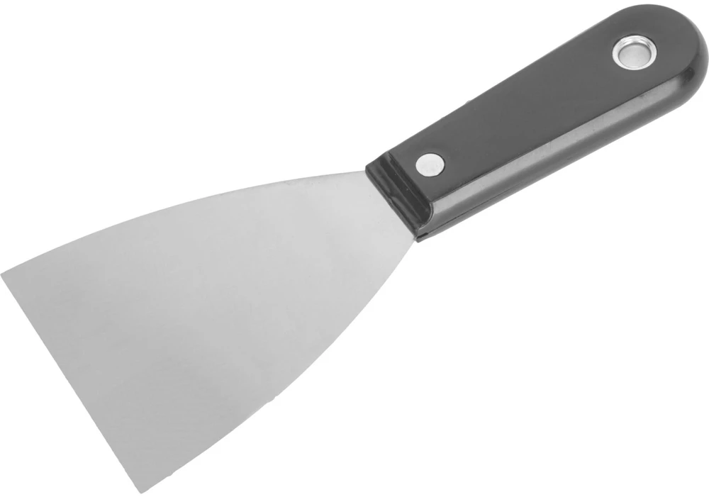 Mega Szpachelka 80 mm poliruota mentelė su plastikine rankena