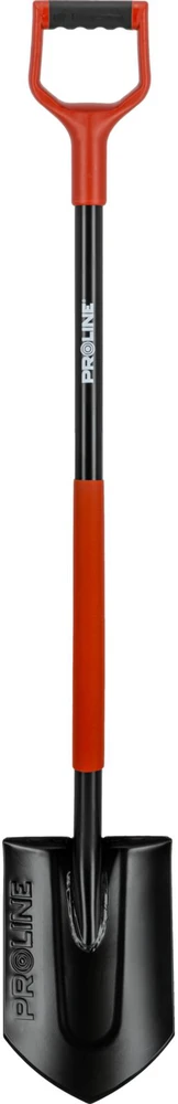 Szpadel Aštrus, aukščiausios kokybės, grūdintas kastuvas, metaliniu kotu, 1200 mm proline