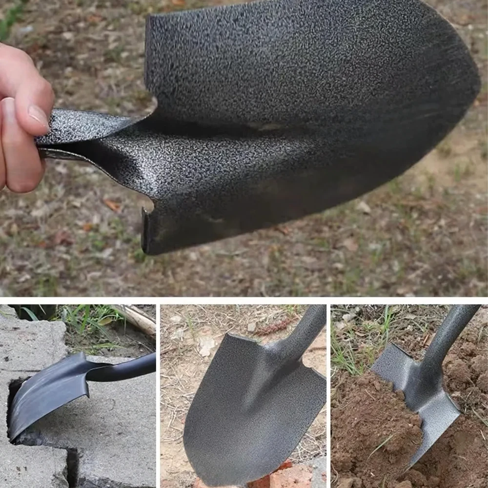 Szpadel Metalinis sodo kastuvas su metaline rankena, tiesus, 100 cm tvirtas