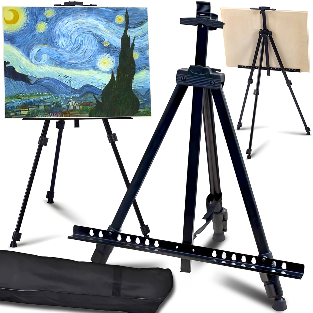 Sztaluga Aliuminio lauko tapybos molbertas 158 cm + dėklas