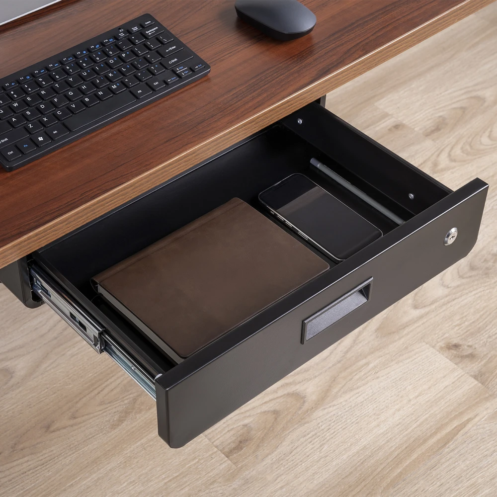Maclean MC-461 Under Desk Lockable Drawer 5kg Organizer Juodas max 5kg