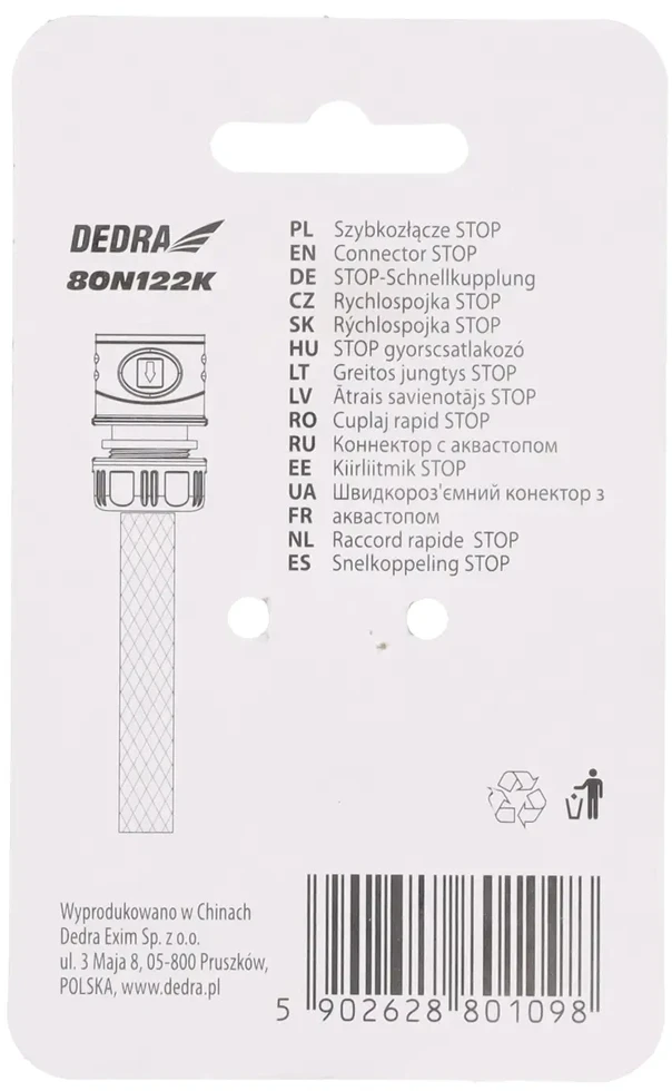 Dedra Greitos jungtys STOP 34 SOFT kortele