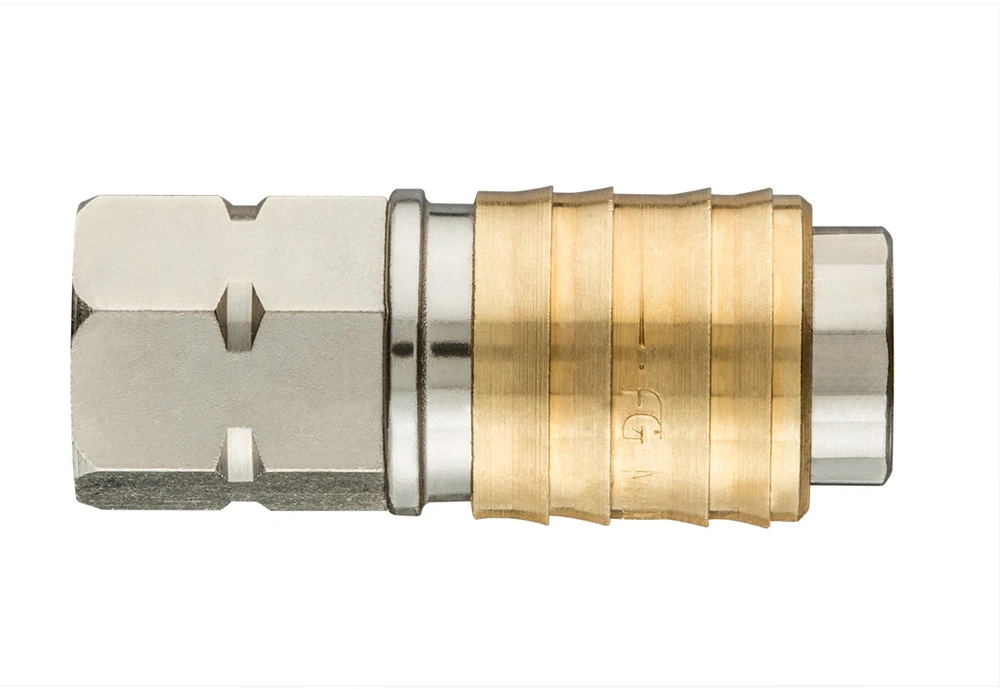 Szybkozłączka Greito jungimo mova NEO F-1/4" (nerūdijantis plienas/žalvaris)