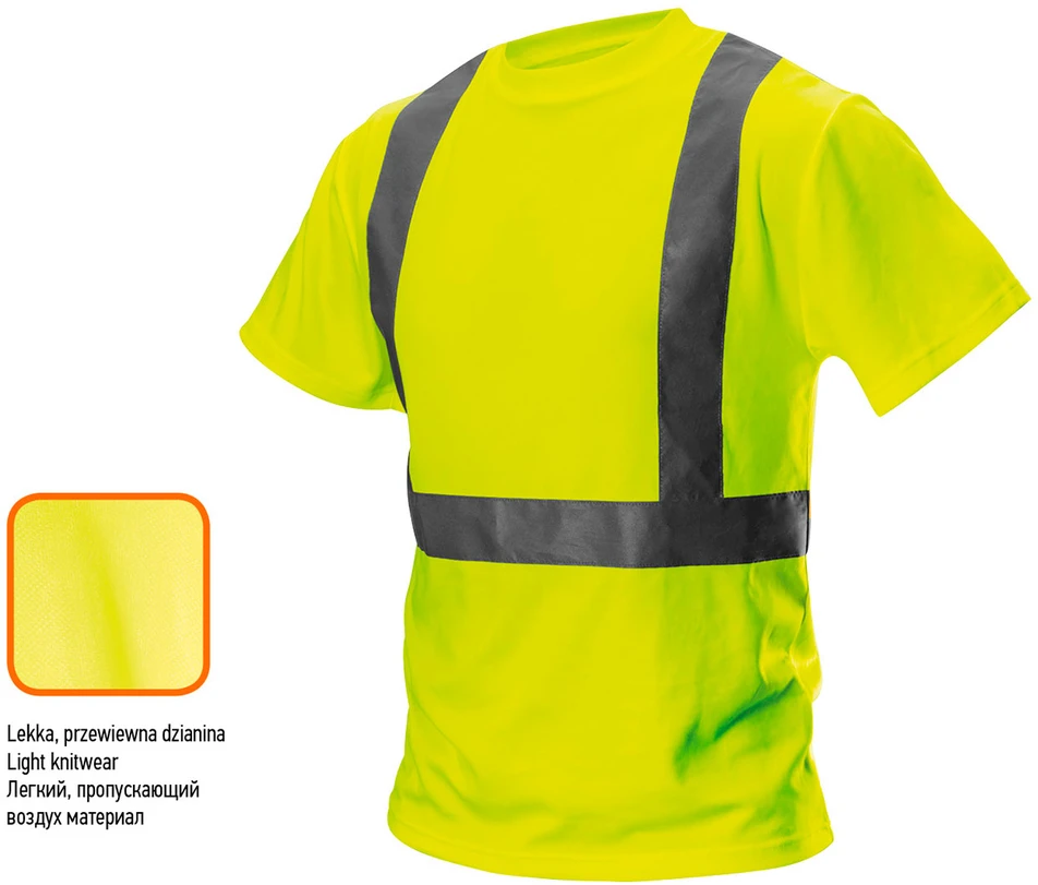 Neo Tools Įspėjamieji marškinėliai, geltoni, M