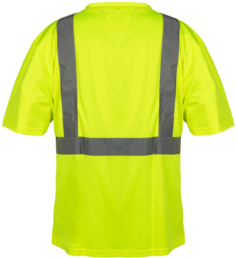T Shirt Įspėjamieji marškinėliai, geltoni, XL dydis