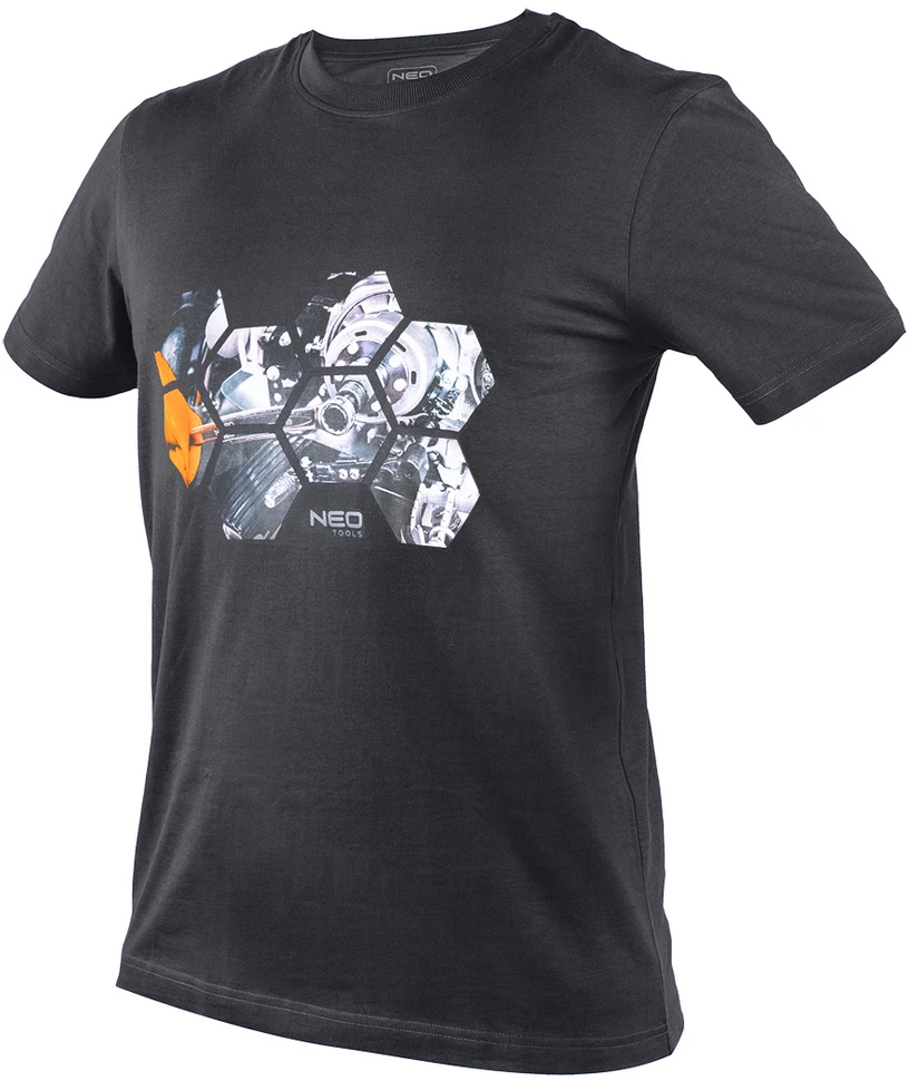 T Shirt Marškinėliai su spauda, ​​dirbtuvės, S dydis