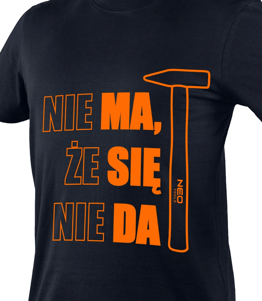 T Shirt Marškinėliai su spauda, ​​MA SIĘ DO, M dydis