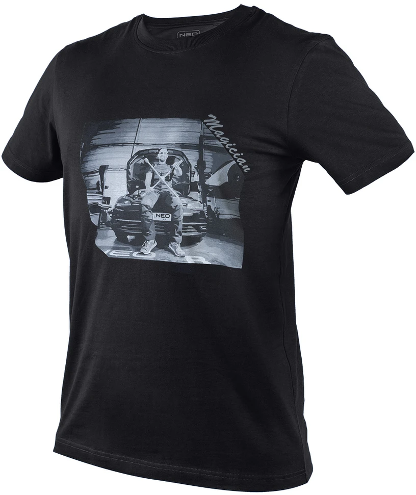 T Shirt Marškinėliai su spauda, ​​mechaniko formos, XXXL dydis