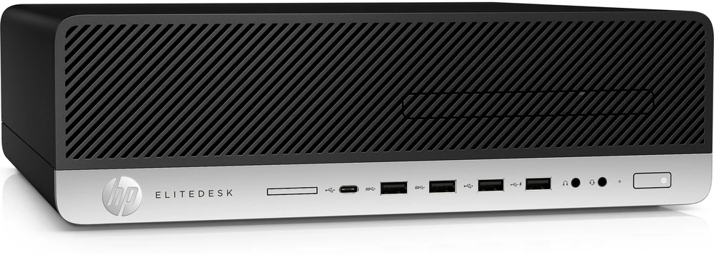 T1A - HP EliteDesk 800 G4 atnaujintas i5-8500 8GB 256GB Win10 Pro SFF asmeninis kompiuteris, juodas, sidabrinis