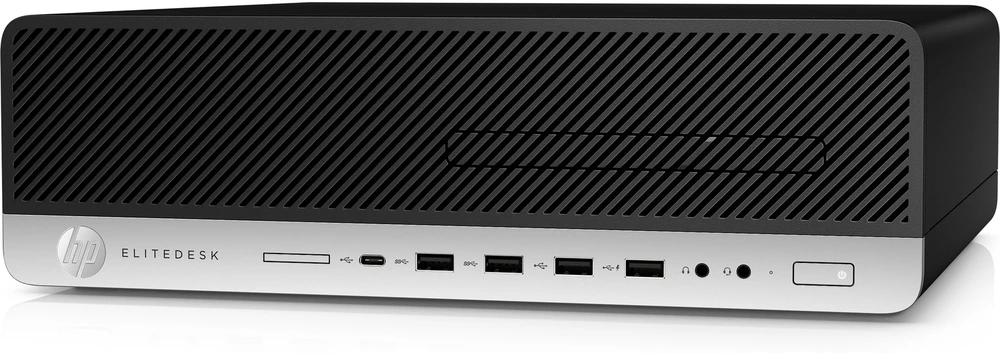 T1A - HP EliteDesk 800 G4 atnaujintas i5-8500 8GB 256GB Win10 Pro SFF asmeninis kompiuteris, juodas, sidabrinis