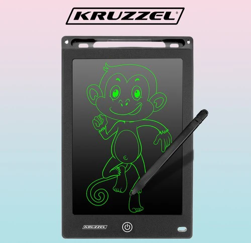 KRUZZEL 22454 8.5" juodas drawing tablet