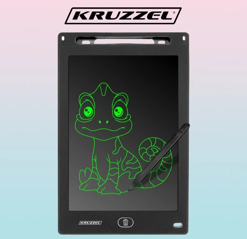KRUZZEL 22456 12" juodas drawing tablet