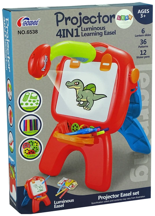 Lean Toys Dvipusė lenta su projektoriumi