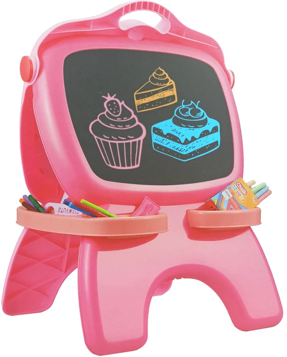 Lean Toys Dvipusė piešimo lenta 2 in 1