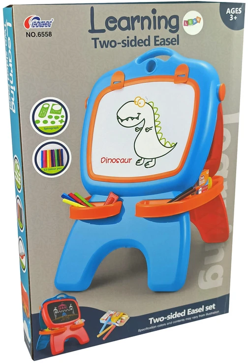 Lean Toys Dvipusė piešimo lenta 2 in 1