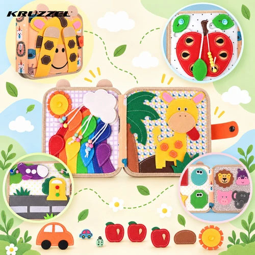 Kruzzel Giraffe Manipulation Board