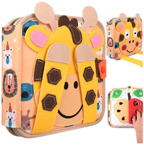 Kruzzel Giraffe Manipulation Board