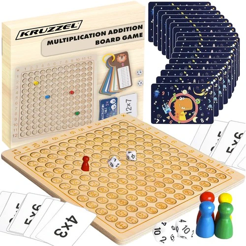 Daugybos lentelė - edukacinis stalo žaidimas Kruzzel 24639