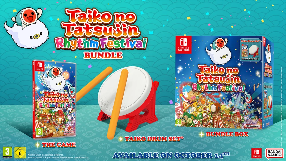„Taiko no Tatsujin: Rhythm Festival“ (kolekcinis leidimas) – „Nintendo Switch“