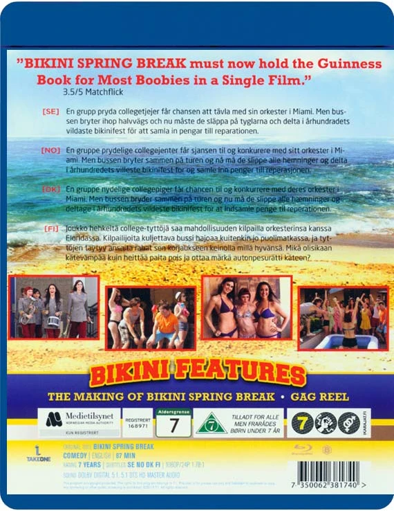 TAKE ONE AB BIKINI SPYRUOKLINIAI STABDIAI - (Blu-Ray)
