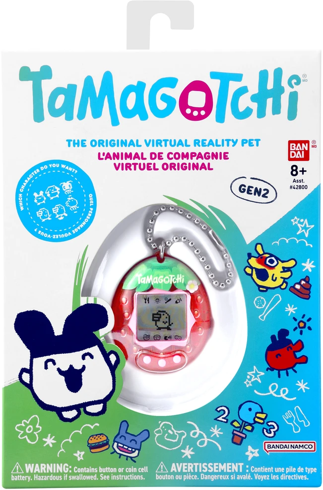 TAMAGOTCHI Interaktyvus skaitmeninis augintinis "Fresh Strawberry"