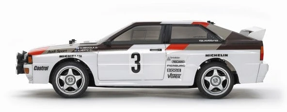 Tamiya - Audi Quattro A2 nuotoliniu būdu valdomas modelis 1:10 - (544116)