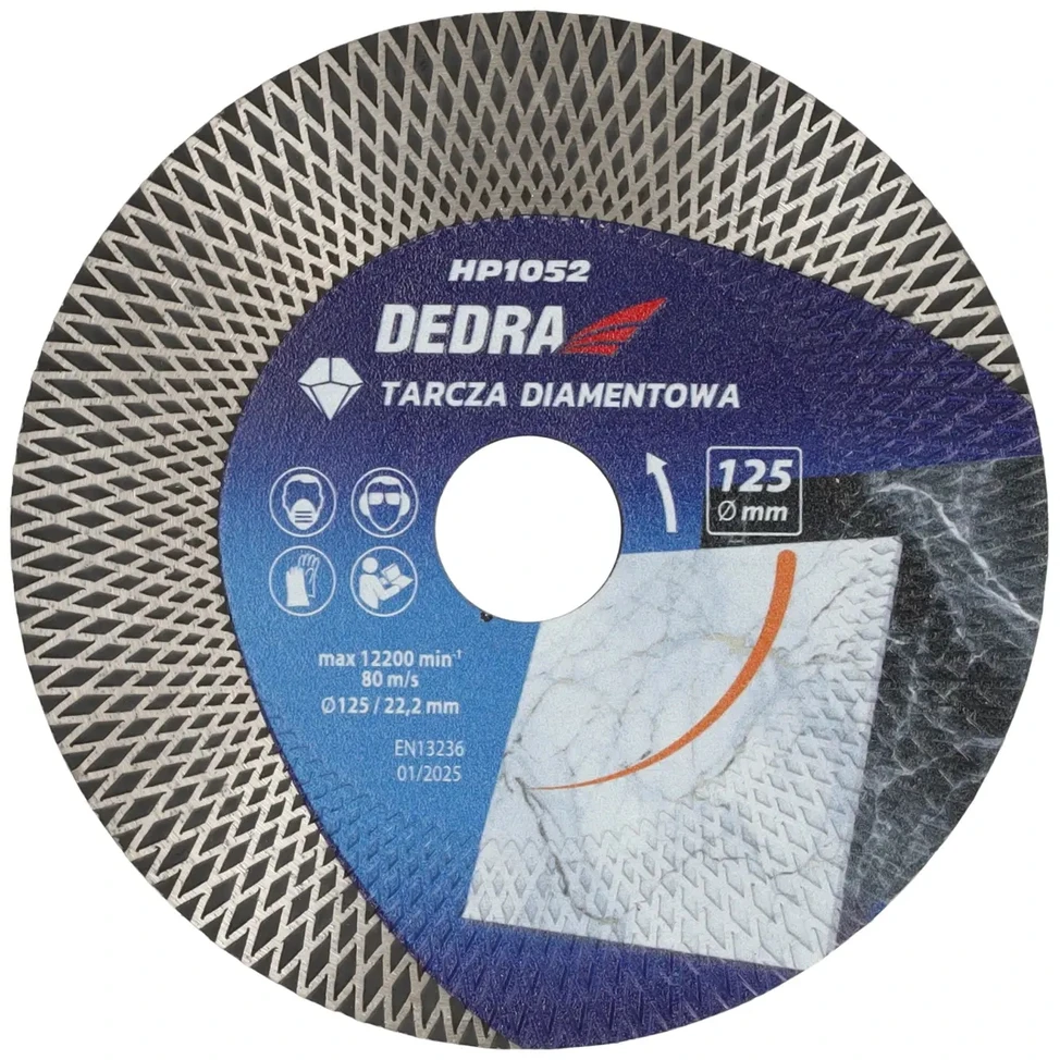 Tarcza Deimantinis diskas 125 mm rombo formos