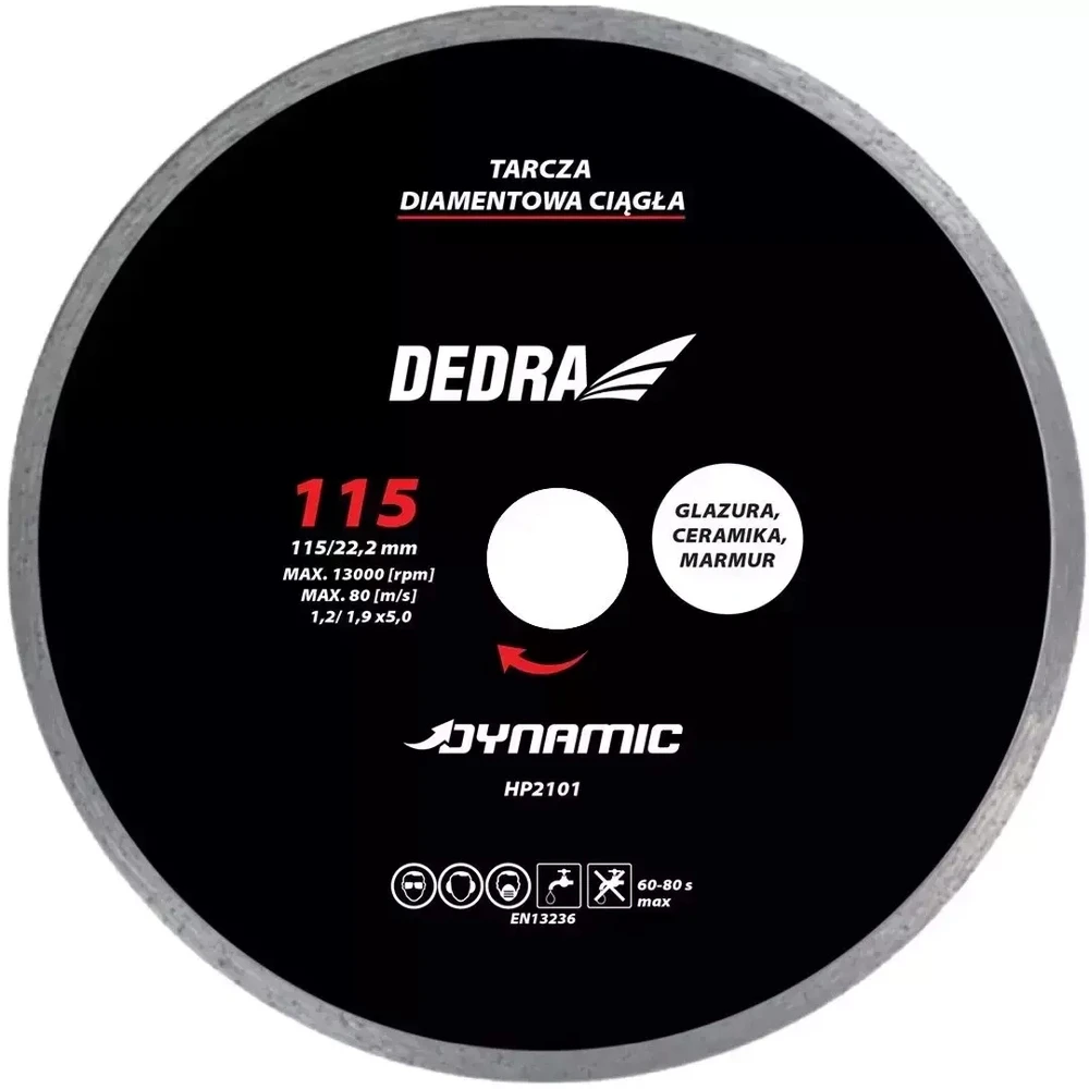 Dedra Diskas deimantinis lapiam 200254mm Dynamic